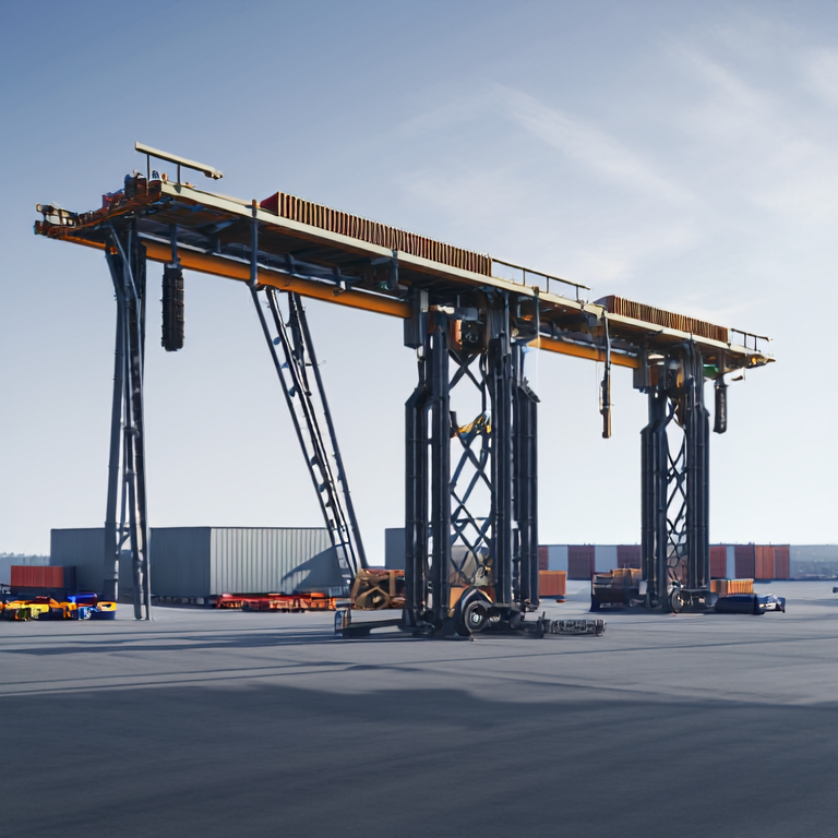 Double Girder Gantry Crane Image