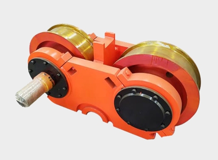 . 45°Split Bearing Box Crane Wheel Assembly