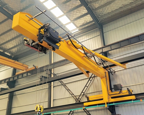 Wall travelling Jib crane Shows