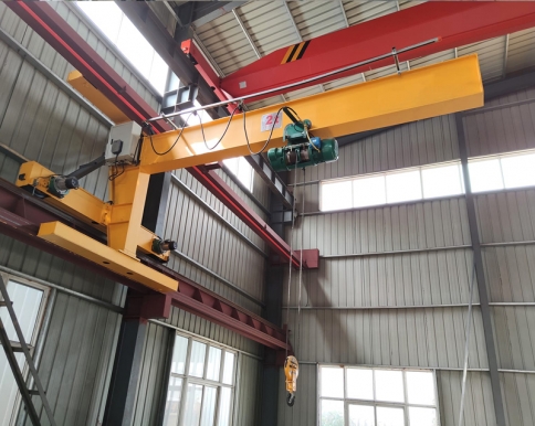 Wall travelling Jib crane Shows