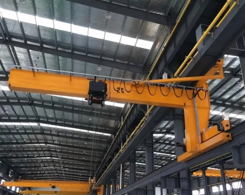 Wall travelling Jib crane Shows