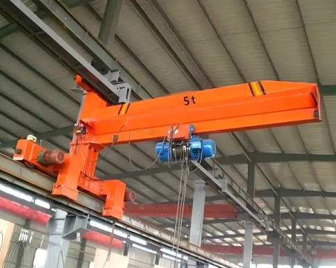 Wall travelling Jib crane Shows