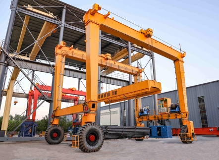 Rubber-tyred gantry cranes